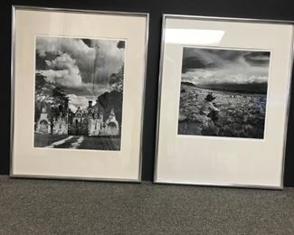 A pair of photographs by Steve Saunders, 26 x 22 in. framed, circa 1978