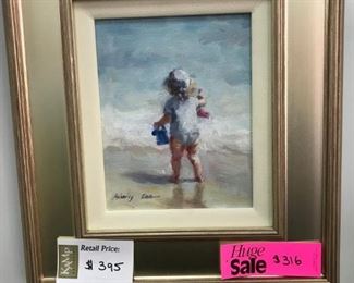 "Small Paintings Make Great Gifts", A collection of various artists, framed sized 14 -18 x 18-22 in. all significantly reduced, 30-50% from retail prices, $199-395.00 each net (savings from $299-$799)