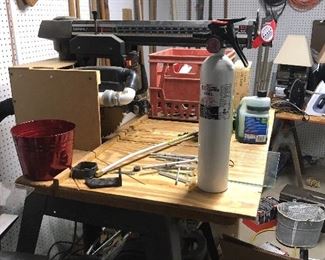 Radial arm saw