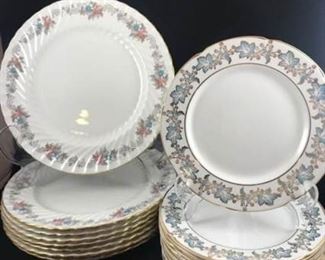 Bone China Dinner and Luncheon Plate Sets