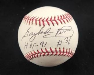 Gaylord Perry Autographed Baseball