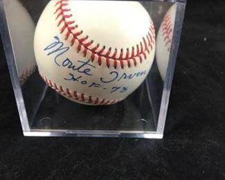 Monte Irvin Autographed Baseball