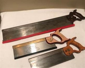 Set of Three Back Saws