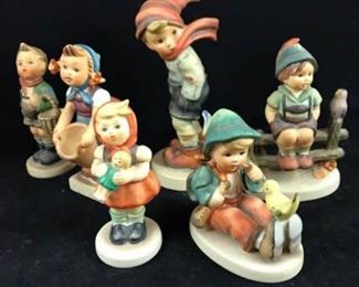 Six Vintage Hummels