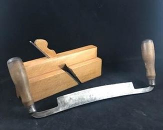 Vintage Drawknife and Planer