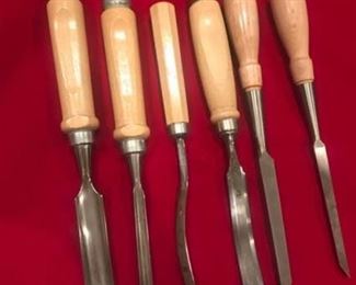 Woodworking Gouges and Mortise Chisels
