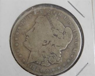 1884 Morgan Silver Dollar