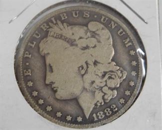 1882 -o Morgan Silver Dollar