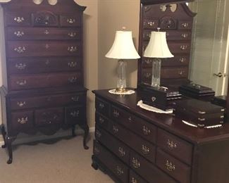 Sumter Cabinet Company Highboy and Dresser
