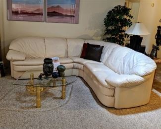Italian Leather sectional