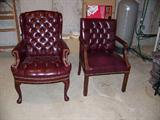 Two Leather Chairs
