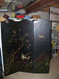 4 Panel Hand Painted Screen