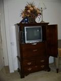 Mahogany Entertainment Center/Armoire