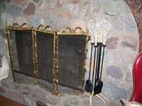Vintage Fireplace screen