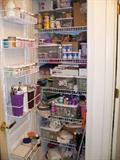 This closet packed with paints for crafts