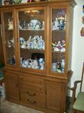 Baker Dining Room Set with 8 chairs,3 leaves and pads, China Cabinet and Buffet