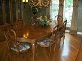 Take your breath away beauty; Dining Room Suite, Table, chairs and pads, Server and China Cabinet