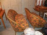 Pair Matching French Provincial Love Seats