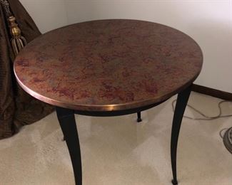 Metal occasional table