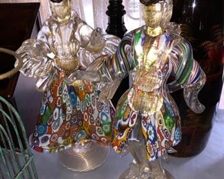 Murano glass figures