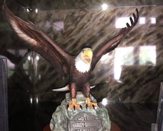 Harley Davidson eagle figurine