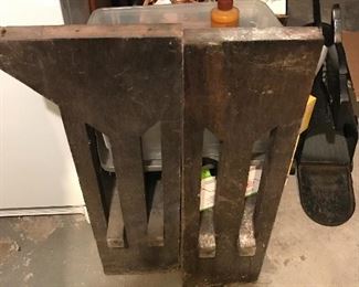 Vintage table supports