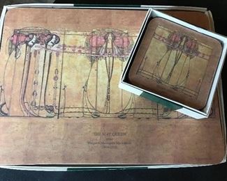 Macintosh The May Queen pcemats and coaster set