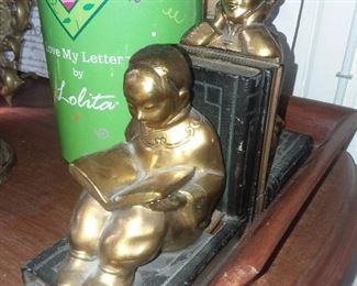 Asian Bronze Bookends