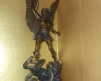 Michael The Defender Of God Bronze Figurine (The Franklin Mint)