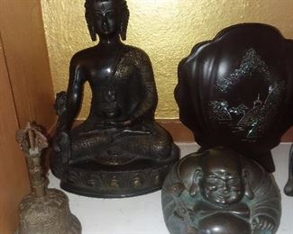 Bronze Asian Themed Figurines & Buddha