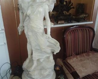 Marble Couple Statue