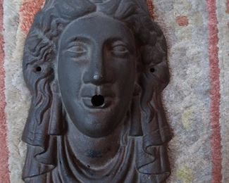 Cast Iron Head (From Fountain)