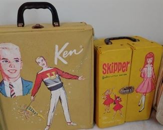 Vintage Ken and Skipper Doll Cases