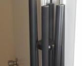 Wind chimes - black pipes w/speckle top & center 36" https://ctbids.com/#!/description/share/166474