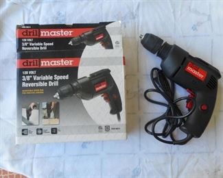 Drill Master corded Drill- 3/8" Reversible - variable speed https://ctbids.com/#!/description/share/167551