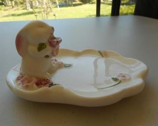 vintage Avon 1985 bunny dish - made by Weiss in Brazil https://ctbids.com/#!/description/share/167663