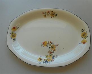 vintage Homer Laughlin platter w/floral pattern, 13" https://ctbids.com/#!/description/share/167666