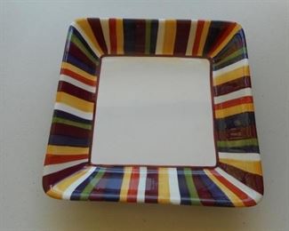 Simple Additions by Pampered Chef square striped dish, 7.25"     https://ctbids.com/#!/description/share/167669 