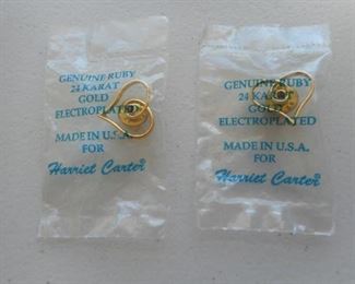 2 genuine ruby & 24K gold electroplate heart pins - NEW https://ctbids.com/#!/description/share/167685