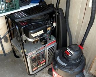 Coleman Generator & Shop Vacum