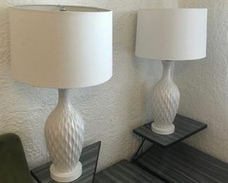 white lamps