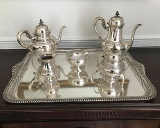 5 piece Ellmore Sterling Silver Tea Set, Beautiful