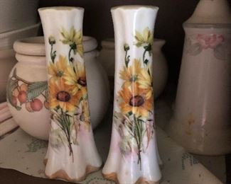 Hand painted s&p shakers, Japan