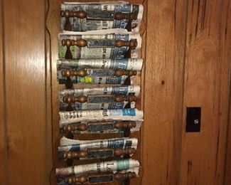 Unique newspaper rack depicting days of the week.  Made by world famous Enkeboll.