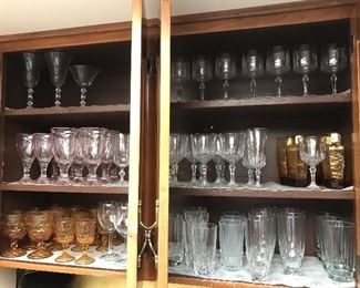 Glass and crystal stemware