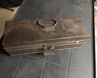 Vintage torch tool box