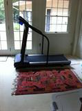 Exercise Equipment and Oriental War Rug
