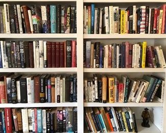 An incredible collection of books...autobiographical, historical, etc.