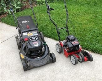 Push mower and gas edger