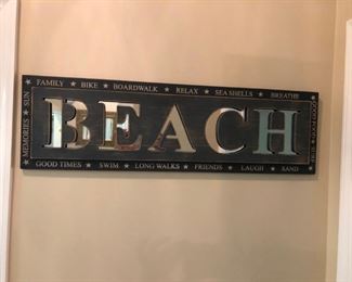 Beach wall art